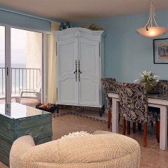 Living Room and Dining Area with Balcony Access