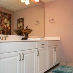 Master Bath with dual sinks