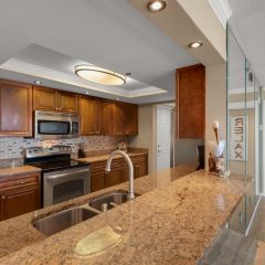 Kitchen Open to living and dining ara