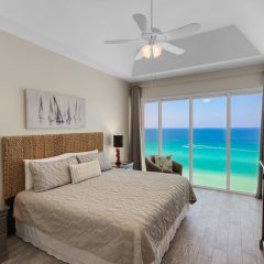 Master suite with incredible Gulf views