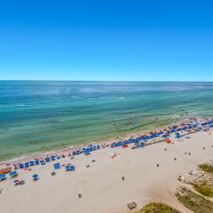 West view of beach