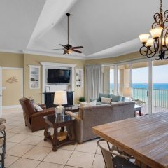 second view of living and dining area