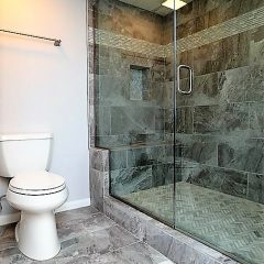 Master suite walk-in shower